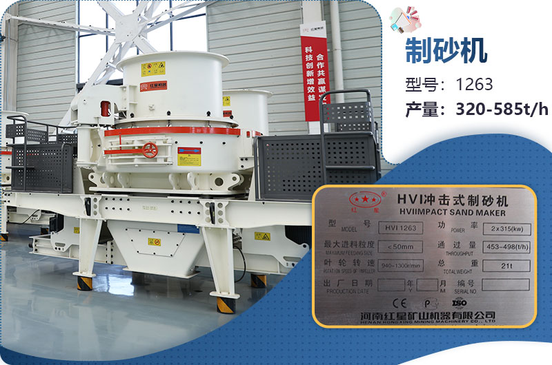 1263制砂機(jī)時(shí)產(chǎn)多少噸？?jī)r(jià)格多少？