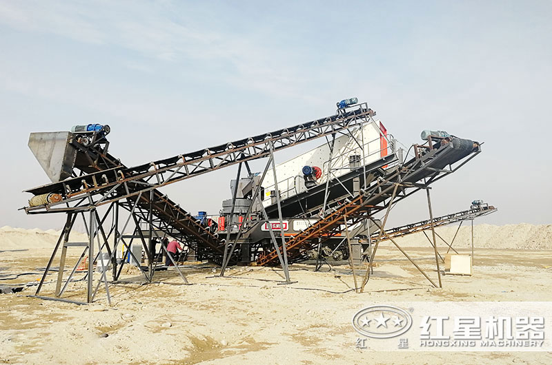 鋼筋混凝土破碎用什么機(jī)器？建筑垃圾移動(dòng)破碎站剛剛好
